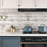 WESTICK Shiplap Peel and Stick Wallpaper for Walls Wood Contact Paper for Countertops Waterproof Wood Grain Contact Paper for Cabinets Kitchen Table Self Adheive Vinyl Wallpaper Roll 17.71x118 in WESTICK