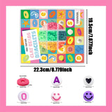 YMSDZHL 6000+PCS Clay Beads Bracelet Making Kit,24 Color DIY Flat Preppy Beads for Friendship Jewelry Making,Polymer Heishi Beads with Charms Gifts for Teen Girls Crafts for Ages 4-12 YMSDZHL