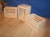 8" wooden crate storage crate centerpiece crate crate decor wooden crate wood crate handmade wood crate wedding decor crate Generic
