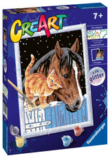 Ravensburger Stable Friends Paint by Numbers Kit for Kids - 20217 - Painting Arts and Crafts for Ages 7 and Up Ravensburger