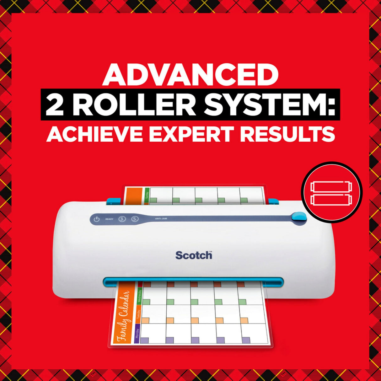 Scotch Brand PRO Thermal Laminator, Never Jam Technology Automatically Prevents Misfed Items, 2 Roller System, 9 inch (TL906) Scotch
