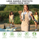 BBQ Bamboo Wooden Grill Scraper, for Griddle and Grills, Cleans Top and Between, Fit to Traeger Grill laboos