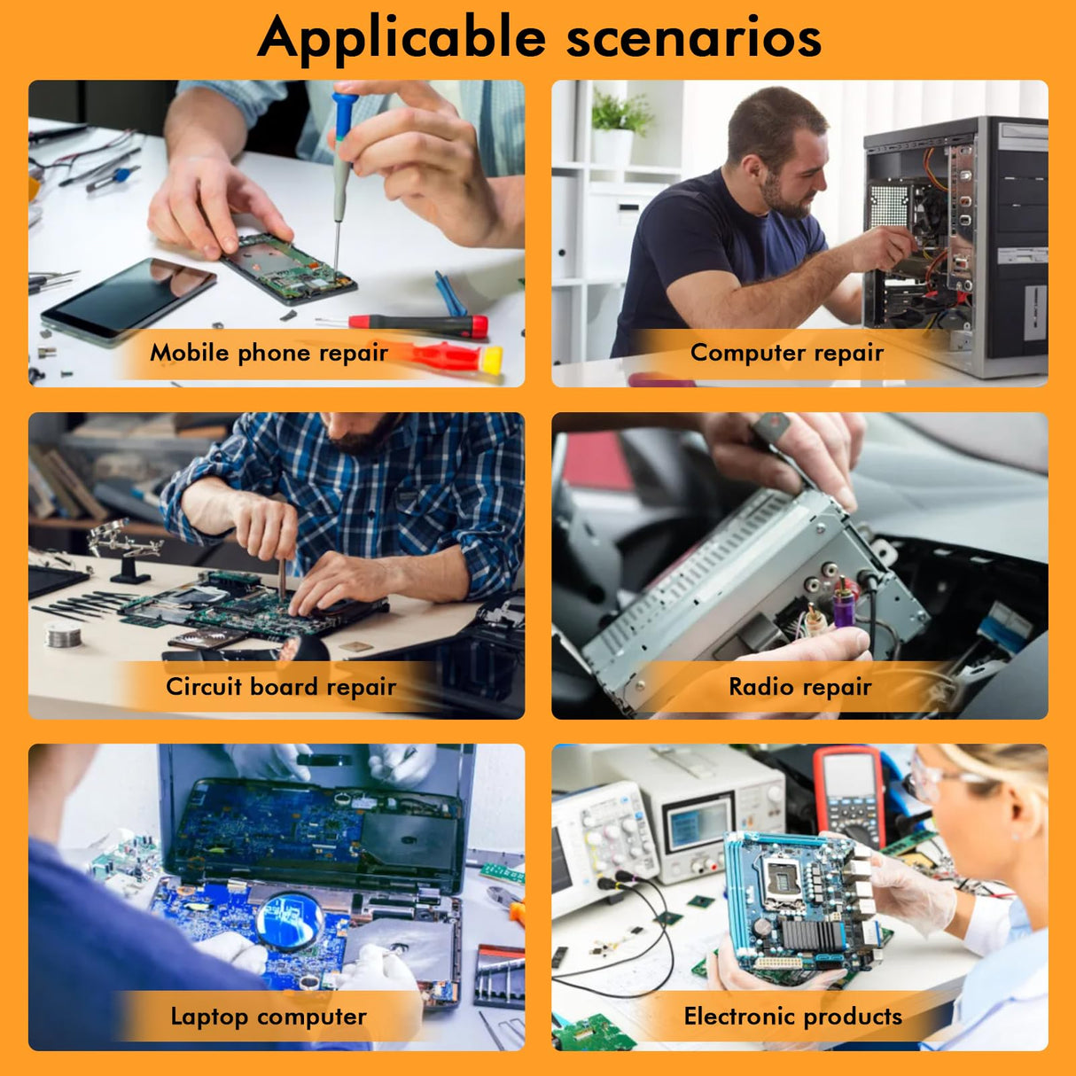Jadeshay 80W Soldering Iron Kit with Multimeter, Adjustable Temperature, Digital Display - Perfect for Electronics Repair Jadeshay