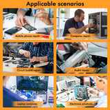 Jadeshay 80W Soldering Iron Kit with Multimeter, Adjustable Temperature, Digital Display - Perfect for Electronics Repair Jadeshay