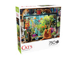 Buffalo Games - Garry Walton - Kitten Distraction - 750 Piece Jigsaw Puzzle for Adults Challenging Puzzle Perfect for Game Nights - Finished Size is 24.00 x 18.00 Buffalo Games