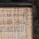 Deco 79 Wood 4 Slot Wall Photo Frame with Metal Accent, 26" x 1" x 14", Brown, SMALL SIZE Deco 79