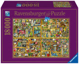 Ravensburger Magical Bookcase 18,000 Piece Jigsaw Puzzle for Adults - 17825 - Handcrafted Tooling, Durable Blueboard, Every Piece Fits Together Perfectly Ravensburger