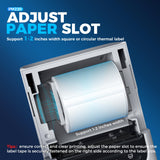 Nelko Label Maker Machine with Tape, PM220 Bluetooth Label Printer, 2 Inch Portable Thermal Printer for Small Business, Address, Logo, Clothing, Sticker Printer for Phones & PC, 1 Count, White Nelko