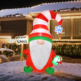 PAETAE Christmas Inflatables Gnome, 4FT Blow Up Christmas Gnome Outdoor Decorations, Inflatable Yard Decoration, Christmas Holiday Gnome Decor for Party, Home, Garden PAETAE