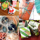 Benvo Pack of 2 Green White Cotton Twine and Red White Packing String Christmas Xmas Twine Rope Ribbon Cord for Baking, Butchers, DIY Crafts Wrapping Ornaments Hanging 656 ft Long Benvo