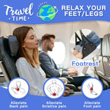 2-Pack Airplane Travel Footrest Hammock - Perfect Airplane Foot Hammock to Relax Your Feet - Travel Essentials Comfy Foot Hanger Plane Footrest for Long Trip FEIMINI
