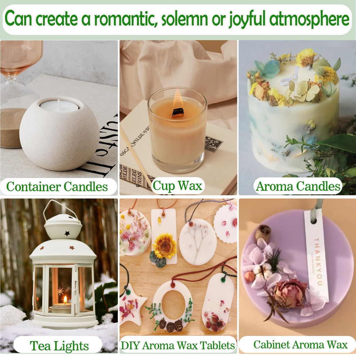 AHSNYLC Nature Soy Wax Flakes - DIY Pure Candle Making Soy Wax,Soy Wax Bulk, DIY Soy Candle Wax,Candle Making Soy Wax for Container Candles,Cup Wax,DIY Candle (420, Grams) AHSNYLC