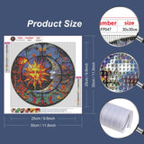 PFFNGPEN Diamond Art Painting Kits for Adults, DIY Sun and Moon Diamond Art Kits for Beginners,5D Round Full Drill Diamond Art Painting for Home Wall Decor Craft Gifts 12x12 inch PFFNGPEN