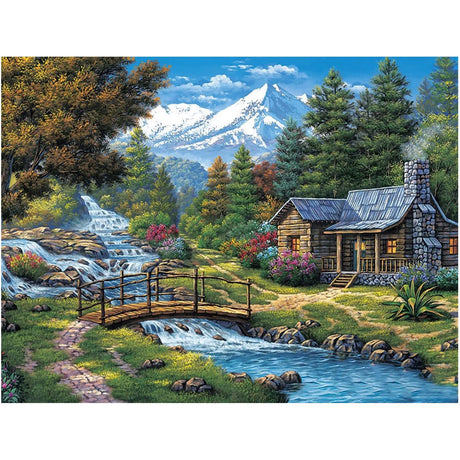 KTHOFCY 5D DIY Diamond Painting Kits for Adults Kids, Scenery Full Drill Embroidery Cross Stitch Crystal Rhinestone Paintings Pictures Arts Wall Decor Painting Dots Kits 15.7X11.8 in KTHOFCY