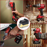 for Dewalt to Milwaukee Battery Adapter, Convert for DeWalt 18v-20v Lithium Batteries to Milwaukee M18 18v Cordless Power Tools Use Echoyee