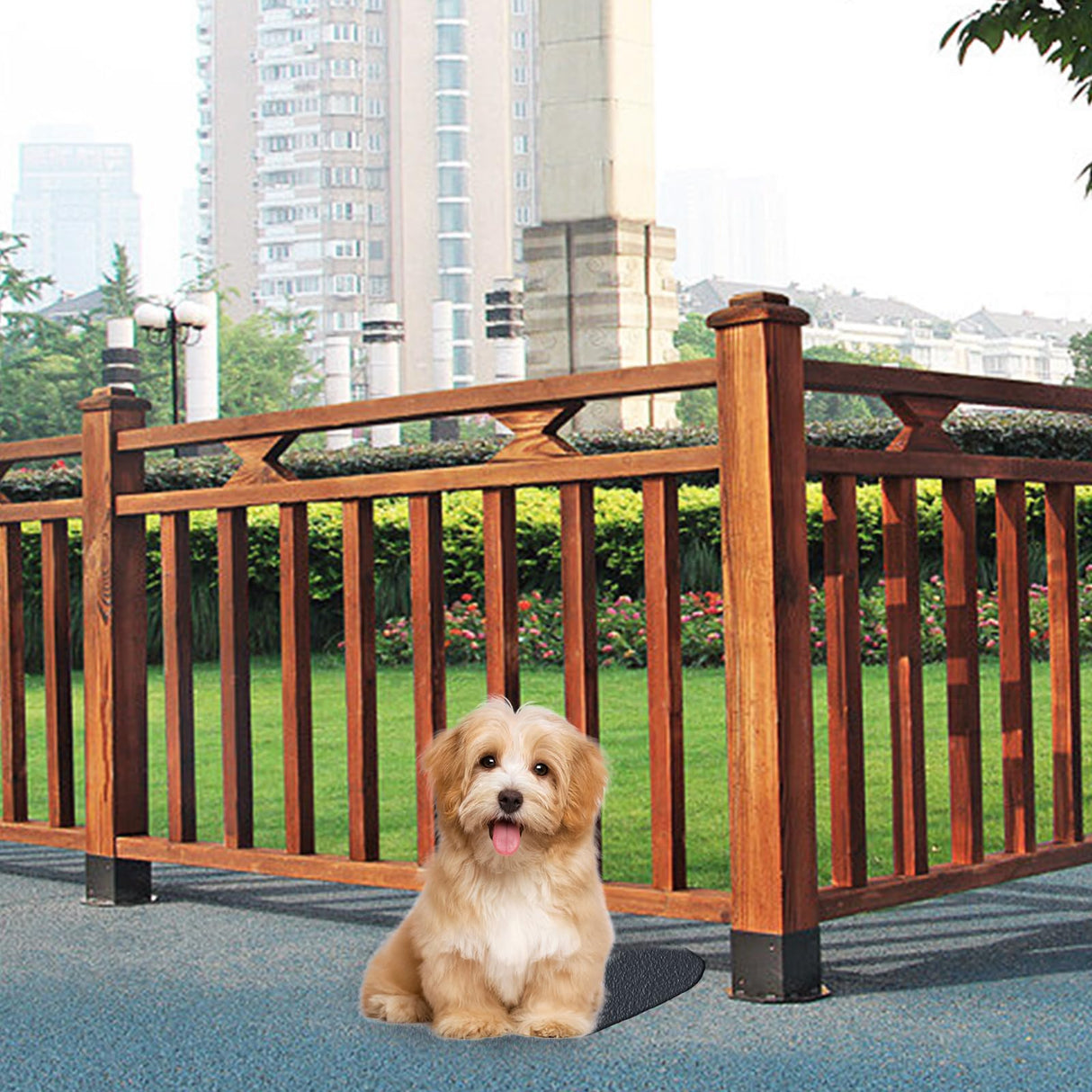 Voittozege 4 Pcs 4x4 Post Bracket Anchor Base, Deck Post Brackets Heavy Duty Wood Post Support Kit Black Powder Coated Heavy Fence Post for Wood Fence, Deck, Pergola and Mailbox Support Brackets Voittozege