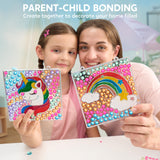 Klever Kits 4PCS Window Art, 2-in-1 Gems and Gels Suncatcher, 2 Ways to Play Diamond and Gels, Arts & Crafts Toys for Boys Girls, Christmas Birthday Gifts for Kids Age 6 and Up Klever Kits