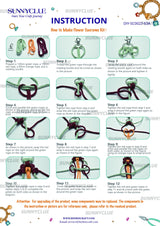 SUNNYCLUE 6 Sets Keychain Making Kits Macrame Keychain Kit Daisy Flower Keychain with Instruction Boho Tassel Keychains Flowers Macrame Kits for Beginners Adults Handbags DIY Hanging Ornament Decor SUNNYCLUE