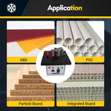 Cbhfmljd Portable Edge Bander Machine Double Side Gluing Wood Banding Machine 1200W 110V Automatic Protection System, Works With Straight And Arc Edges, Used In Cabinets, Wardrobes, Wooden Doors Cbhfmljd