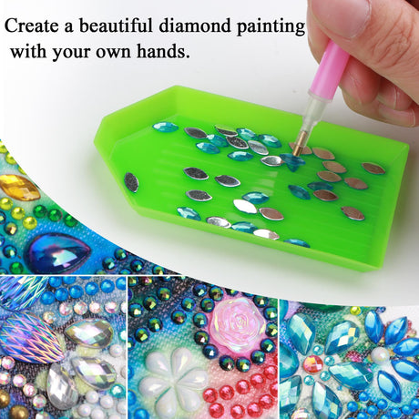 4pcs DIY Diamond Art Painting Kit- African American beauties, 5D Diamond Art Crafts, Suitable for Beginners, Suitable for Home, Art Wall, and Festival Party Decoration, Creative Home Decoration Gifts MVVMTOP