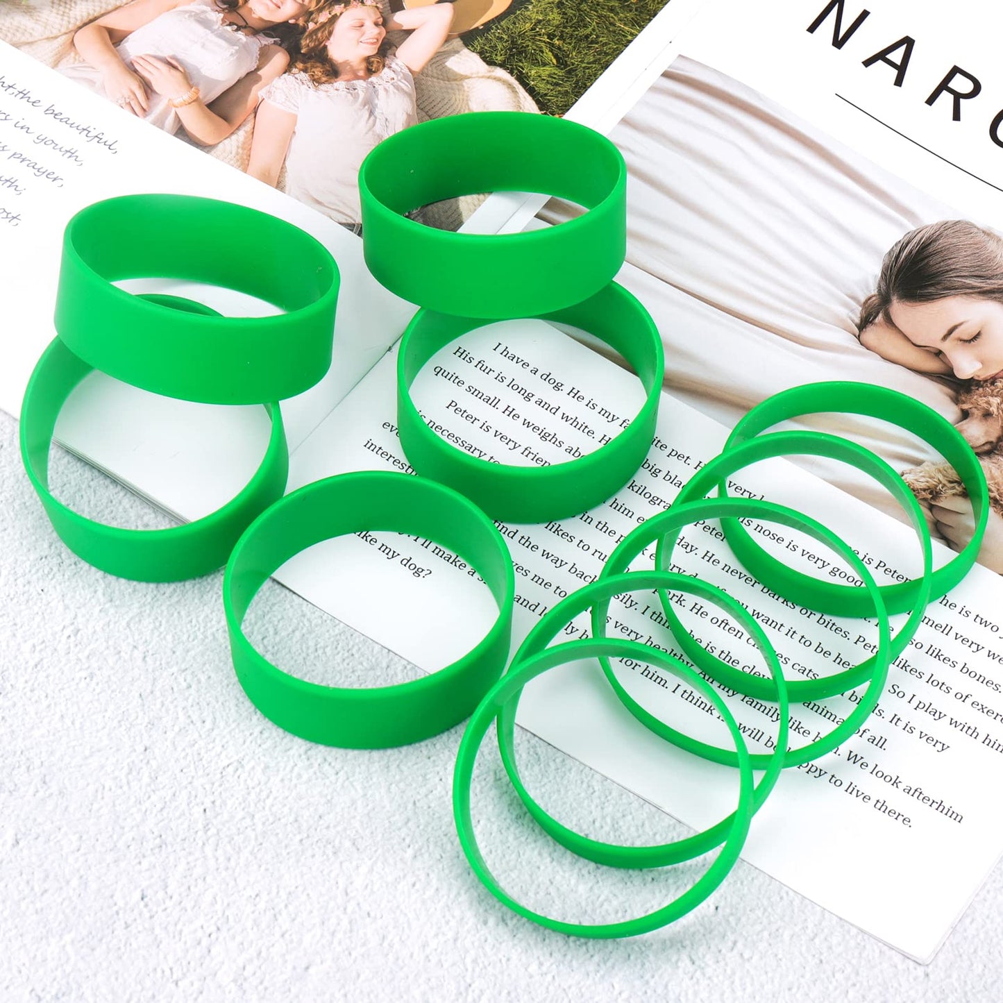 Silicone Bands for Sublimation Tumbler - Elastic Sublimation Paper Holder Ring Bands Prevent ghosting Sublimation Tight-Fitting Heat-Resistant for Tumbler Sublimation Accessories