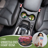 Ceramic Car Sublimation Blanks Cupholders Sandstone for Car Cup with Finger Notch for Easy Removal Car Ceramic Auto Cupholder Keep Vehicle from Cold Drink Sweat Stain Spill (50 Pieces) Frienda