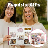 Flever Dollhouse Miniature DIY House Kit Creative Room with Furniture and Cover for Romantic Artwork Gift(Mood for Love) Flever