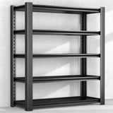 WOZBUD 76.6" H Heavy Duty Garage Shelving Unit, 60" W Adjustable Metal Storage Rack, 5-Tier Metal Shelves, 24" D Industrial Shelving for Garage, Basement, Workshop, Heavy Duty Storage Shelf.1Pack WOZBUD