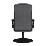 RESPAWN 800 Gaming Chair Floor, Swivel Rocker Gaming Chair, High Back Ergonomic Floor Gaming Chair for Kids and Adults, Gaming Recliner, Floor Rocker Chair with Armrests - Grey Fabric RESPAWN