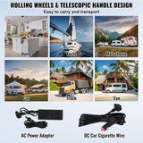 VEVOR J60 12 Volt Refrigerator Fridge, 60Liter(63.4qt) Single Zone Portable Freezer, -4℉-68℉ Adjustable Temperature, Compressor Cooler for Home, Outdoor, Camping, RV, Car, Black VEVOR