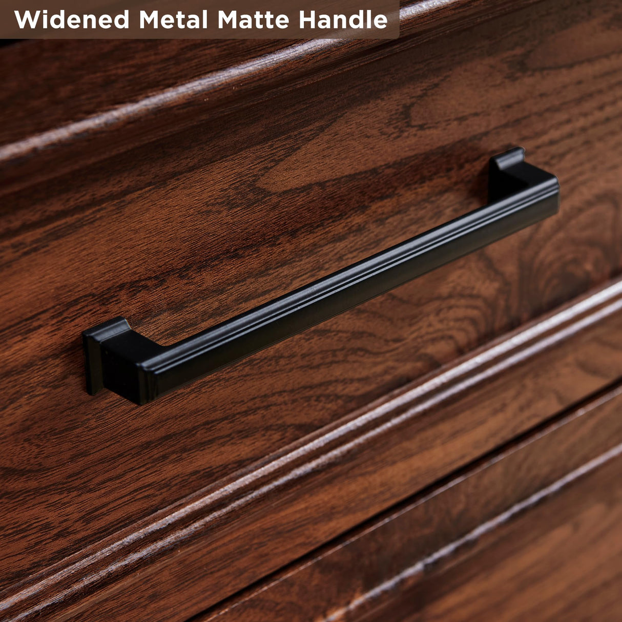 ACCOHOHO Farmhouse 8 Drawers Dresser Chests for Bedroom,52" Wide Wood Rustic Chest of Drawers with Metal Handle,Natural Texture,Drawer Organizer for Bedroom,Living Room,Hallway and Entryway,Brown ACCOHOHO