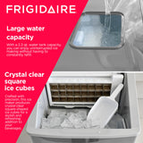 FRIGIDAIRE EFIC452-SS 40 Lbs Extra Large Clear Maker, Stainless Steel, Makes Square Ice Frigidaire