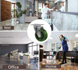 HANDSAMMU 4"X1.5" Heavy Duty Casters-High Temperature Oven Rack Casters, Industrial casters-Set of 4 with Loading Capacity: 2800LB (4 Swivel) Handsammu