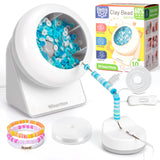 Winartton Clay Bead Spinner - Bead Spinner with 2 Reinforced Needles, Electric Bead Spinner for Friendship Bracelet, Bracelet Spinner, Clay Bead Maker, Bracelet Making Kit Winartton