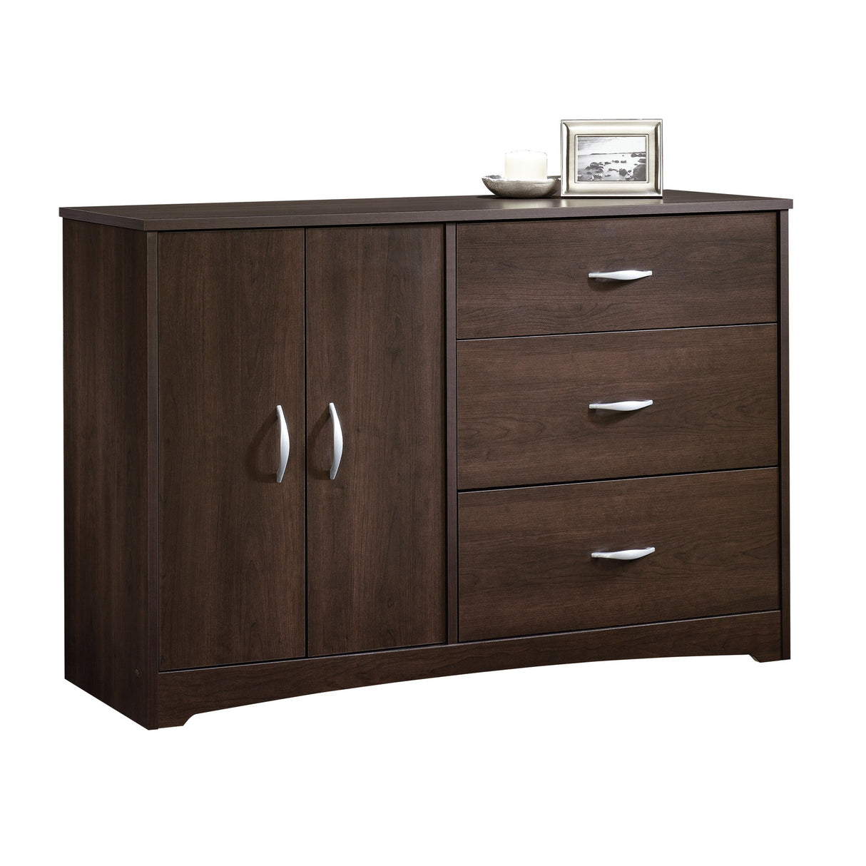 Sauder Beginnings Dresser, Cinnamon Cherry Finish Sauder