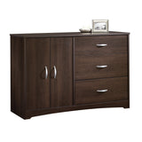 Sauder Beginnings Dresser, Cinnamon Cherry Finish Sauder