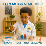 Playz Extreme Chemistry Set – 52 Unique Experiments, Science Kits for Kids Age 8-12, Lab Gear, Volcano Project, Learning Tools, Fair Activity, Discovery Gift, STEM Toys for Boys and Girls Playz