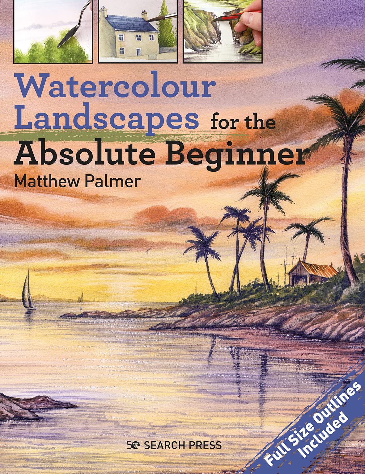 Watercolour Landscapes for the Absolute Beginner (ABSOLUTE BEGINNER ART) WoodArtSupply