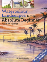 Watercolour Landscapes for the Absolute Beginner (ABSOLUTE BEGINNER ART) WoodArtSupply