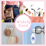 Pinkunn 50 Pcs Motel Keychain Blank Hotel Keychain Sublimation Vintage Keychain Bulk for DIY Crafts Ornament (White) Pinkunn