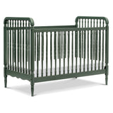 Namesake Liberty 3-in-1 Convertible Spindle Crib with Toddler Bed Conversion Kit in Forest Green, Greenguard Gold Certified (M7101FRGR) NAMESAKE