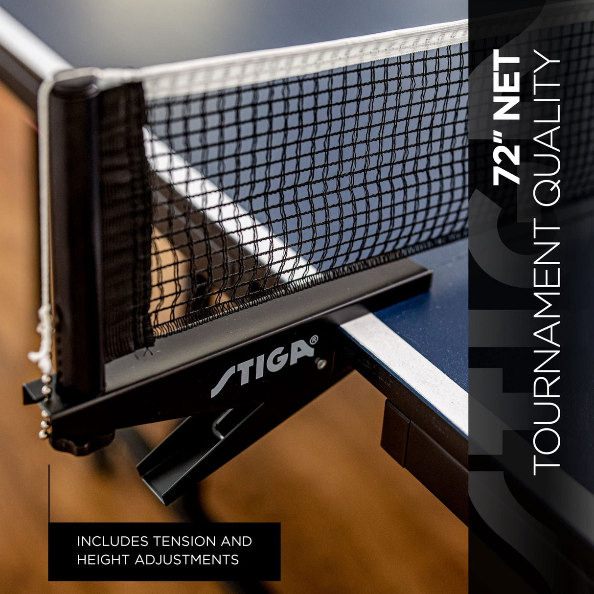 STIGA Advantage Series Ping Pong Tables - 13, 15, 19, and 25mm Tabletops - Quickplay 10 Minute Assembly - Playback Mode - Recreational to Tournament Level STIGA