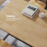 Signature Design by Ashley Gesthaven Contemporary Counter Height Dining Table with 3 Shelves and Trestle Base, Light Brown & Dark Brown Signature Design by Ashley