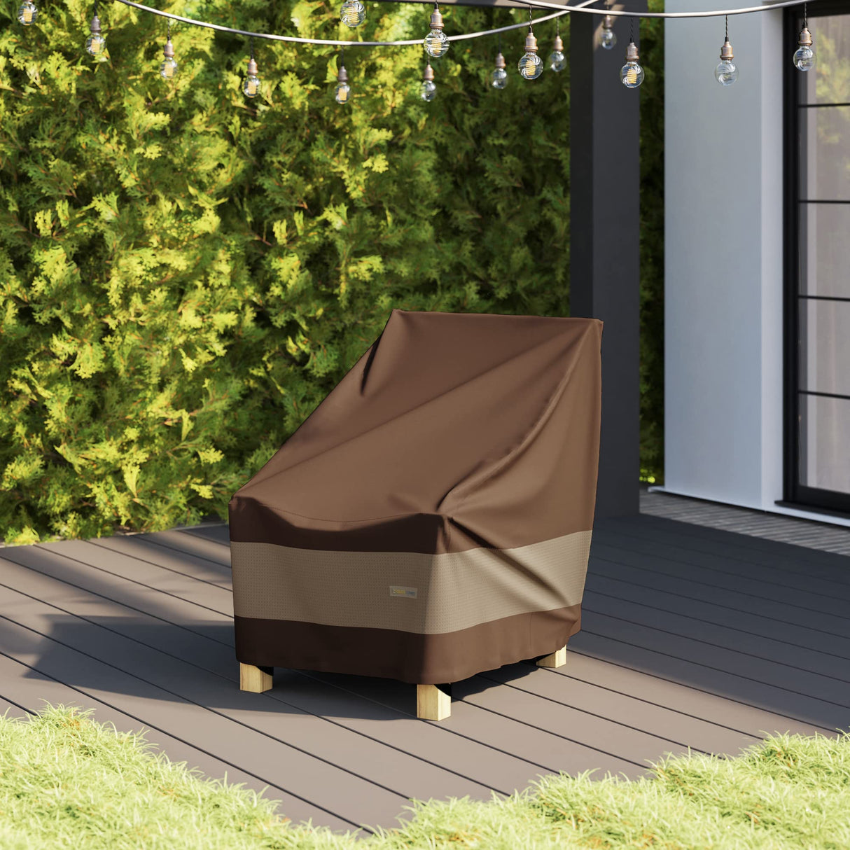 Duck Covers Ultimate Waterproof Patio Lounge Chair Cover, All Weather Protection, Durable Outdoor Lawn Patio Furniture Covers, 32W x 37D x 36H inch, Patio Chair Covers for Outdoor Furniture Duck Covers