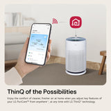 LG PuriCare 360 Air Purifiers for Home, Large and Small Room, Bedroom, Up to 2,059 ft² in 1 Hr with NanoFiber True HEPA Filter, 360 Degrees of Filtration, WiFi, Air Quality Monitor, Low Noise LG
