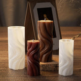 2 Pcs Silicone Wave Spiral Candle Mold - Silicone Resin Casting Molds for Candle & Resin & Soap Craft Supplies EVERELAM