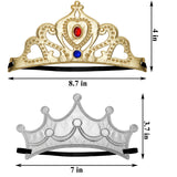 Okllen 31 Pcs Foam Princess Tiaras and Crowns Set for Kids, Making Your Own Tiaras and Crowns with Diamond Sticker for Kids' Party Supplies Okllen