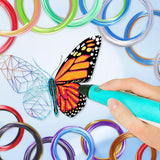 MIKA3D 2 Dual Color in 1 Silk PLA Filament Refill Sample Pack, 16 Different Dual Color Silk PLA, Each 4 Meter Length, Total 64m Silk Shiny Dual Color PLA 3D Printer 3D Pen Filament MIKA3D