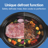Hamilton Beach 6 Quart Set & Forget Programmable Slow Cooker with Defrost Function, Flexible Programming With Adjustable Countdown Timer, Dishwasher Safe Crock and Lid, Black (33765) Hamilton Beach