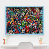 Clementoni Marvel Impossible Jigsaw Puzzle, 1000 Pieces, Puzzle for Superhero Enthusiasts, Difficult Puzzle, Challenge for Adults, Fun, Made in Italy, 39411 Clementoni